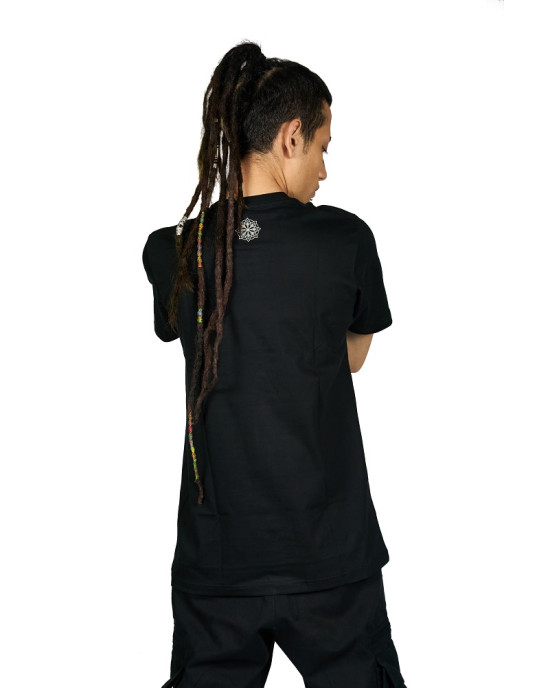 Mandala Circle Tshirt Μαύρο