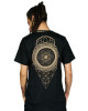 T-Shirt Equilibrium Mandala Μαύρο