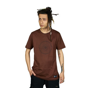 T-Shirt Equilibrium Mandala Καφέ