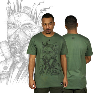 T-Shirt Human Greed Χακί