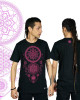 T-Shirt Mandala Ancient Fruit of Life Μαύρο