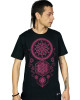 T-Shirt Mandala Ancient Fruit of Life Μαύρο