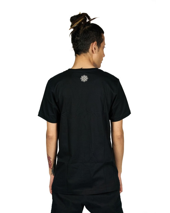 T-Shirt Mandala Buddha Μαύρο