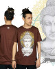 T-Shirt Mandala Buddha Καφέ