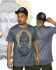 T-Shirt Mandala Buddha Γκρι