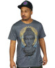 T-Shirt Mandala Buddha Γκρι