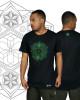 T-Shirt Mandala Cube Μαύρο