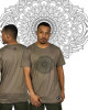 T-Shirt Mandala Eye Ανοιχτό Καφέ