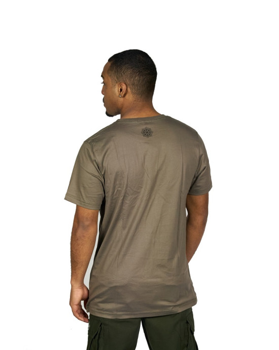T-Shirt Mandala Eye Ανοιχτό Καφέ