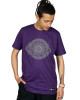 T-Shirt Mandala Eye Μωβ