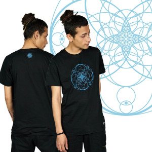 T-Shirt Mandala Flash Μαύρο