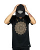 T-Shirt Mandala Flower of Life Μαύρο