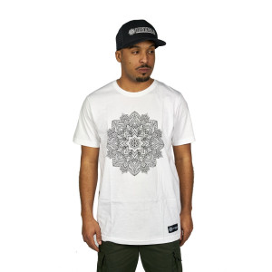 T-Shirt Mandala Flower of Life Άσπρο