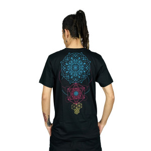 T-Shirt Mandala Metatron Black