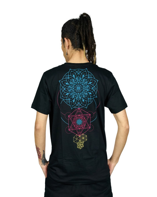 T-Shirt Mandala Metatron Black