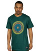 T-Shirt Mandala Quantum Σκούρο Πράσινο