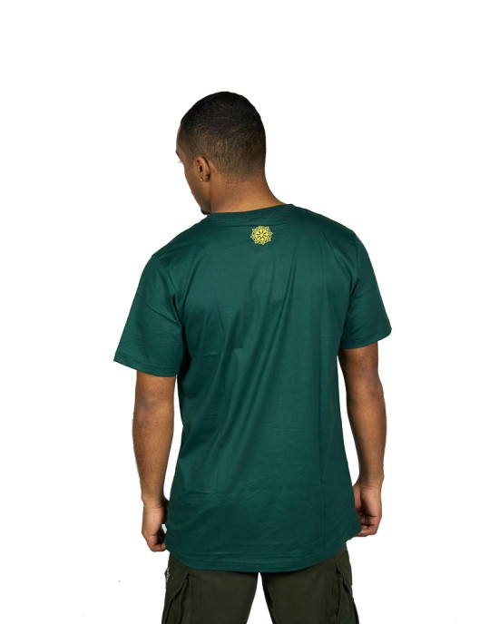 T-Shirt Mandala Quantum Σκούρο Πράσινο
