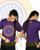 T-Shirt Mandala Quantum Μωβ