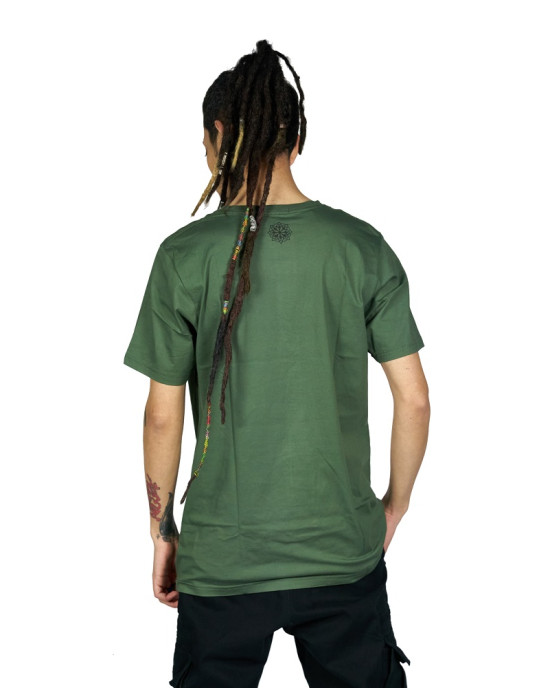 Tshirt Mushroom Elf Χακί