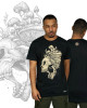 T-Shirt Mushroom Scull Μαύρο