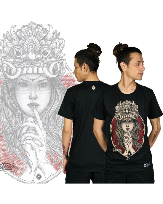 TShirt Seven Virtues Boma Μαύρο