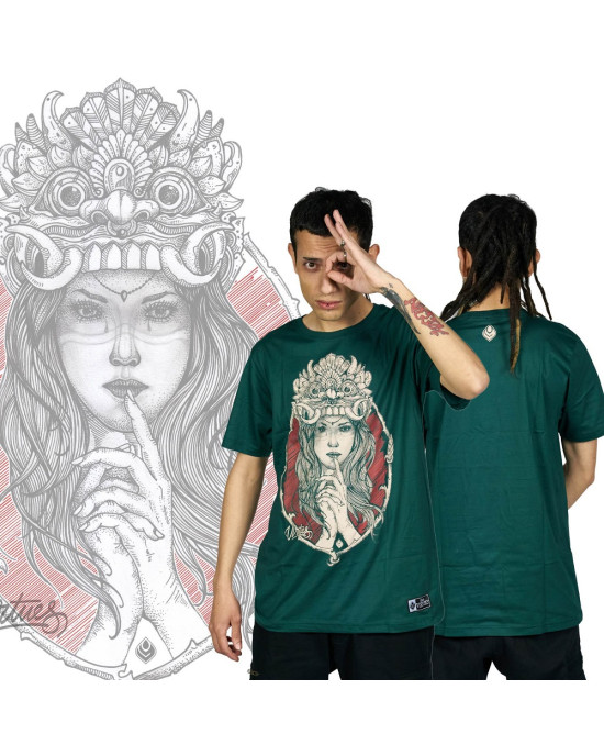 TShirt Seven Virtues Boma Σκούρο Πράσινο 