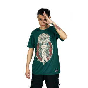 TShirt Seven Virtues Boma Σκούρο Πράσινο 