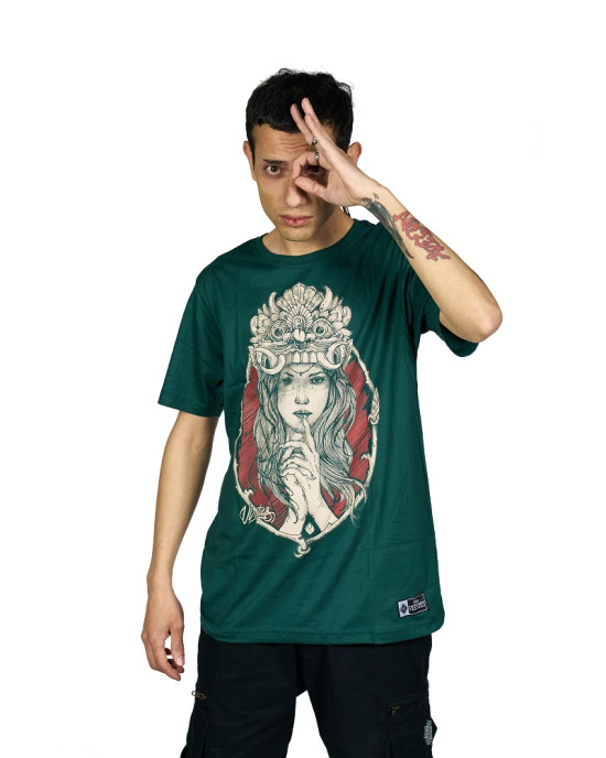 TShirt Seven Virtues Boma Σκούρο Πράσινο 