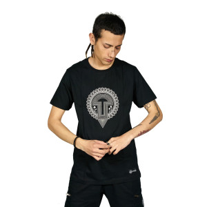 TShirt Geometric Mushroom Μαύρο