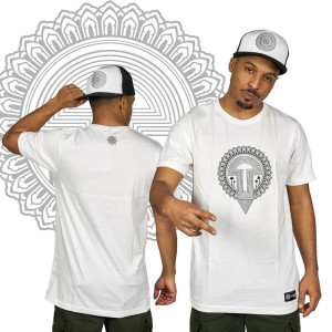 TShirt Geometric Mushroom Άσπρο