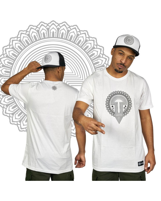 TShirt Geometric Mushroom Άσπρο