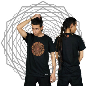 TShirt Mandala Infinity Μαύρο