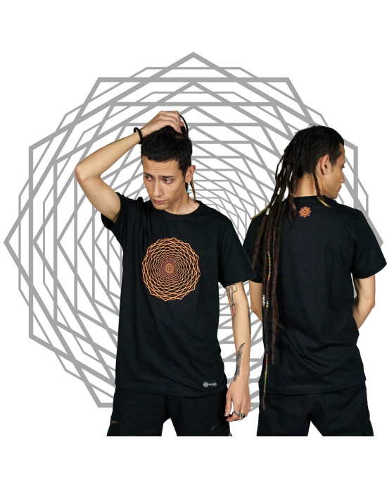 TShirt Mandala Infinity Μαύρο
