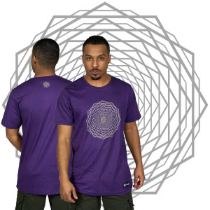 TShirt Mandala Infinity Μωβ