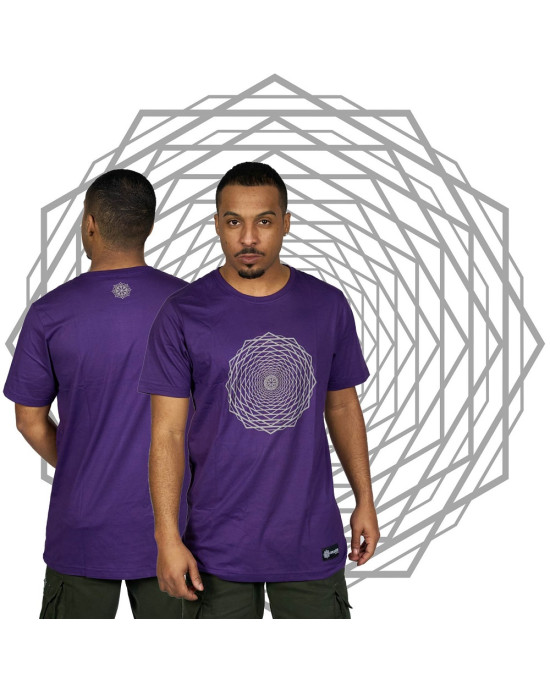 TShirt Mandala Infinity Μωβ