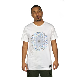 Tshirt Mandala Spiral Άσπρο