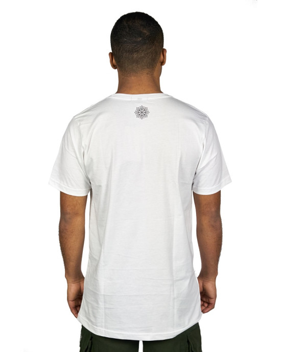 Tshirt Mandala Spiral Άσπρο