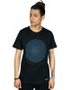 Tshirt Mandala Spiral Μαύρο