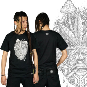 TShirt Mandala Stoned Μαύρο
