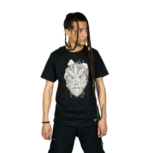 TShirt Mandala Stoned Μαύρο