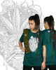 TShirt Mandala Stoned Σκούρο Πράσινο