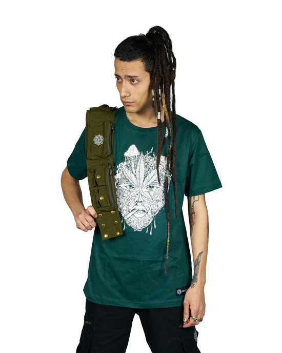 TShirt Mandala Stoned Σκούρο Πράσινο