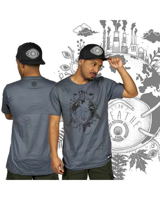 T-Shirt Protect Earth Dark Grey