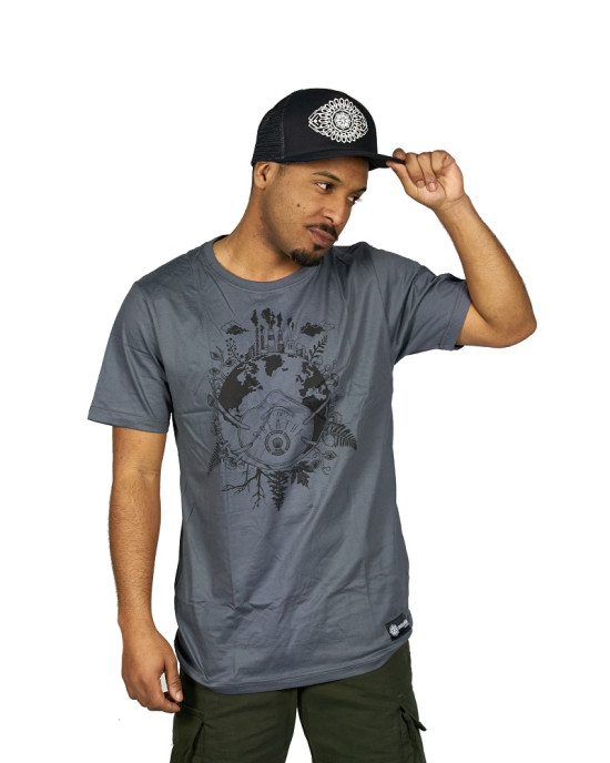 T-Shirt Protect Earth Dark Grey