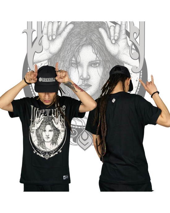 TShirt Seven Virtues Devil Girl Μαύρο