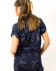 Φόρεμα Mini με Σχέδιο Πιτσιλιές Dark Blue
