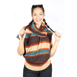 Μπλούζα Loose Fit Mandala Eμπριμέ