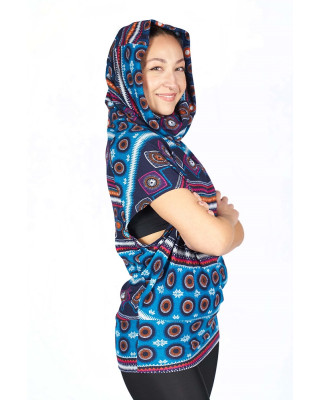 Μπλούζα Loose Fit Mandala Μπλε