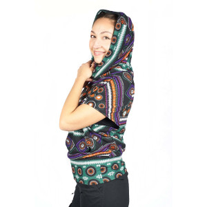 Μπλούζα Loose Fit Mandala Πράσινο