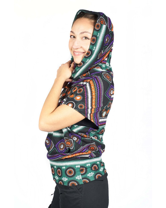 Μπλούζα Loose Fit Mandala Πράσινο